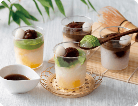 ホシフルーツ 黒蜜で食べるクリームあんみつ 5個