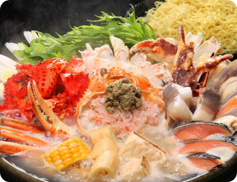 札幌すすきの「いそ舟」監修三大蟹鉄砲鍋