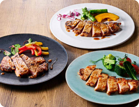 鹿野高原豚ロースステーキセット