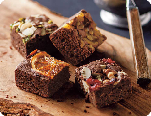 ホシフルーツナッツとドライフルーツの贅沢ブラウニー 12個
