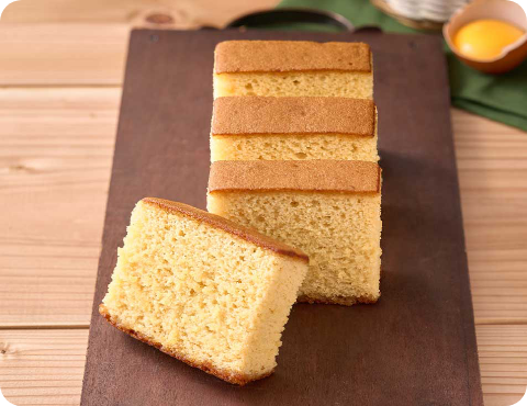 秋川牧園 秋川牧園のたまごと牛乳を使ったまじめなカステラ8個