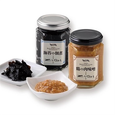 ＜東京ベイコート倶楽部＞御膳の極2点セット(鶏の肉味噌×海苔の佃煮)