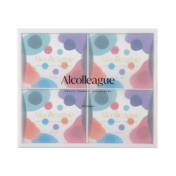 乾杯応援サプリメント 「Alcolleague（アルコリーグ）」16個セット アドバンスト・メディカル・ケア＞アルコリーグBOXタイプ(16包入