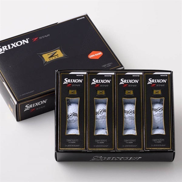 ＼父の日キャンペーン／＜ラグーナベイコート倶楽部＞SRIXON Z-STAR ラグーナベイコート倶楽部ロゴ入りゴルフボール 12ヶ/箱