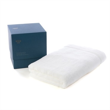 100 バスタオル（ホワイト）＜リゾートトラストセレクション＞
