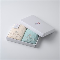 【お歳暮フェア2025】＜ザ・カハラ・ホテル＆リゾート 横浜＞ギフトBOX入り オリジナル今治フェイスタオル (2色セット)