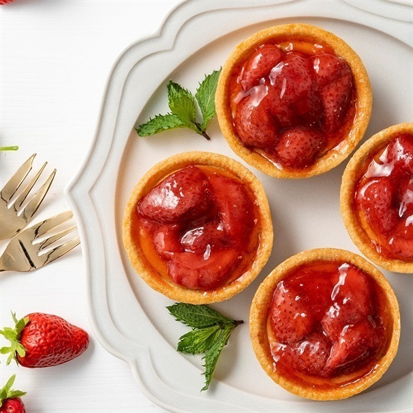 【季節のギフト】ホシフルーツ あまおう苺のチーズケーキタルト 5個＜リゾートトラストセレクション＞