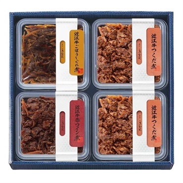 近江牛ごぼうしぐれ煮・近江牛つくだ煮・近江牛赤ワイン煮 詰合せ＜リゾートトラストセレクション＞[地域の銘品：滋賀]