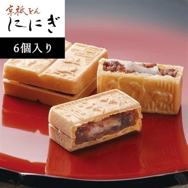 京都祇をん ににぎ　海門最中6個入り「MRT-6」＜リゾートトラストセレクション＞[地域の銘品：京都]