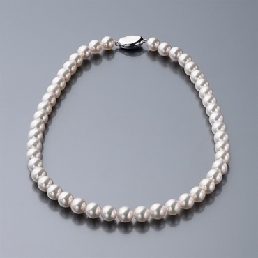 【送料無料】 Tokyo Pearl  8.5×9.0ｍｍ SV あこや真珠 花珠ネックレス＜リゾートトラストセレクション＞