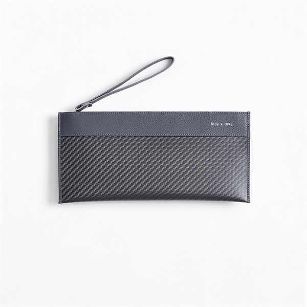 hide k 1896　mini clutch bag a「hkc-046」＜リゾートトラストセレクション＞(グレー)