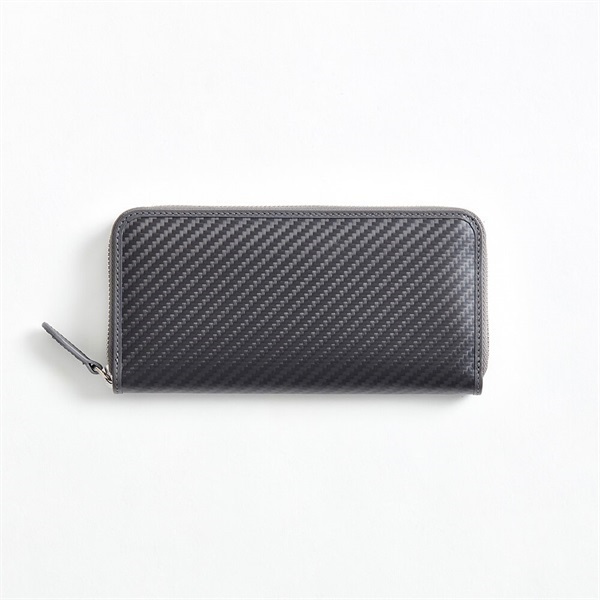 hide k 1896　round zip wallet「hkc-050」＜リゾートトラストセレクション＞(グレー)