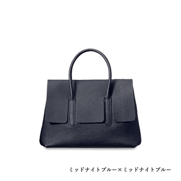 MAISON TAKUYA(メゾンタクヤ)Flap Brief Bag＜リゾートトラストセレクション＞(ミッドナイトブルー×ミッドナイトブルー)