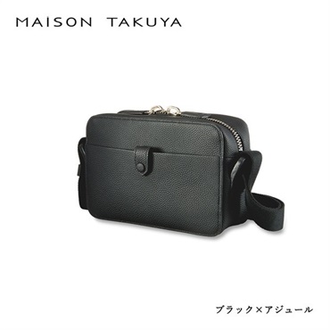 MAISON TAKUYA(メゾンタクヤ)T Travel Messenger＜リゾートトラストセレクション＞(ブラック×アジュール)