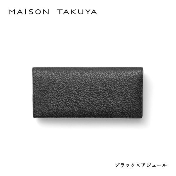 MAISON TAKUYA(メゾンタクヤ)TT2 Wallet＜リゾートトラストセレクション＞(ブラック×アジュール)