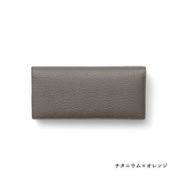 MAISON TAKUYA(メゾンタクヤ)TT2 Wallet＜リゾートトラストセレクション＞(チタニウム×オレンジ)
