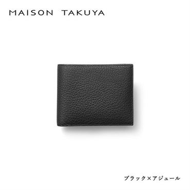 MAISON TAKUYA(メゾンタクヤ)T5 Wallet＜リゾートトラストセレクション＞(ブラック×アジュール)