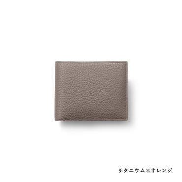 MAISON TAKUYA(メゾンタクヤ)T5 Wallet＜リゾートトラストセレクション＞(チタニウム×オレンジ)