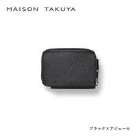 MAISON TAKUYA(メゾンタクヤ)TC3 Coin Case＜リゾートトラストセレクション＞(ブラック×アジュール)