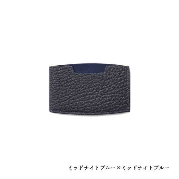 MAISON TAKUYA(メゾンタクヤ)MN Card Holder＜リゾートトラストセレクション＞(ミッドナイトブルー×ミッドナイトブルー)
