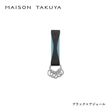MAISON TAKUYA(メゾンタクヤ)Key Holder2＜リゾートトラストセレクション＞(ブラック×アジュール)