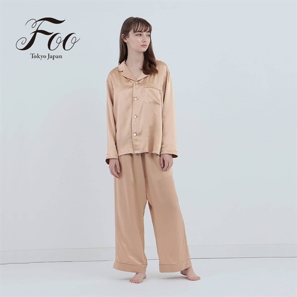 Foo Tokyo(フートウキョウ)セットアップ シルクパジャマ ピンク