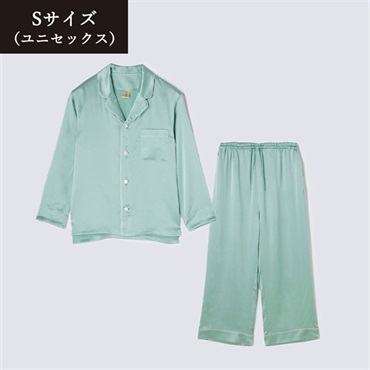 Foo Tokyo(フートウキョウ)セットアップ シルクパジャマ ミントグリーン＜リゾートトラストセレクション＞(Sサイズ【ミントグリーン】-ユニセックス-22SS1SPMGS690)