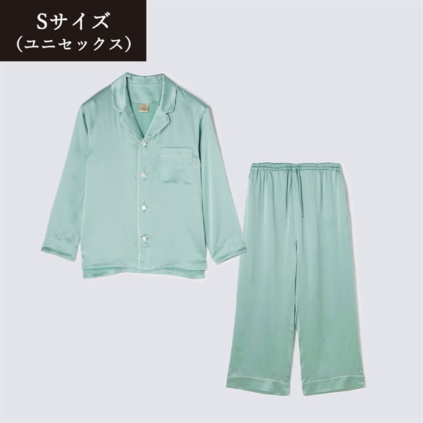Foo Tokyo(フートウキョウ)セットアップ シルクパジャマ ミントグリーン＜リゾートトラストセレクション＞(Sサイズ【ミントグリーン】-ユニセックス-22SS1SPMGS690)