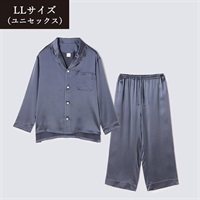 Foo Tokyo(フートウキョウ)セットアップ シルクパジャマ チャコールグレー＜リゾートトラストセレクション＞(LLサイズ【チャコールグレー】-ユニセックス-22SS1SPCGLL716)