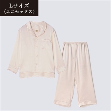 Foo Tokyo(フートウキョウ)セットアップ シルクパジャマ パールホワイト＜リゾートトラストセレクション＞(Lサイズ【パールホワイト】-ユニセックス-22SS1SPPWL727)