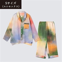 Foo Tokyo(フートウキョウ)セットアップ ウォータカラー シルクパジャマ ミスティレイク＜リゾートトラストセレクション＞(Sサイズ【ミスティレイク】-ユニセックス-22SS1SPMLS639)