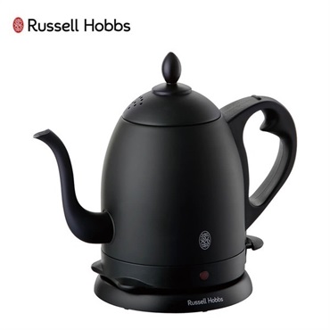 Russell Hobbs(ラッセルホブス) カフェケトル 0.8L(マットブラック)「7408JP-88」＜リゾートトラストセレクション＞