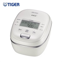 TIGER(タイガー)圧力IHジャー炊飯器【ご泡火炊き】5.5合 マットホワイト「JRI-A100WM」＜リゾートトラストセレクション＞