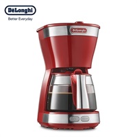 【お買い得！】DeLonghi ドリップ式コーヒーメーカー レッド De'Longhi(デロンギ)アクティブ ドリップコーヒーメーカー (パッション