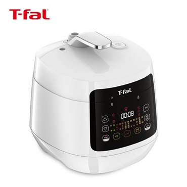 【送料無料】T-fal(ティファール)ラクラ・クッカー コンパクト電気圧力鍋 1台12役(ホワイト)「CY3511JP」＜リゾートトラストセレクション＞