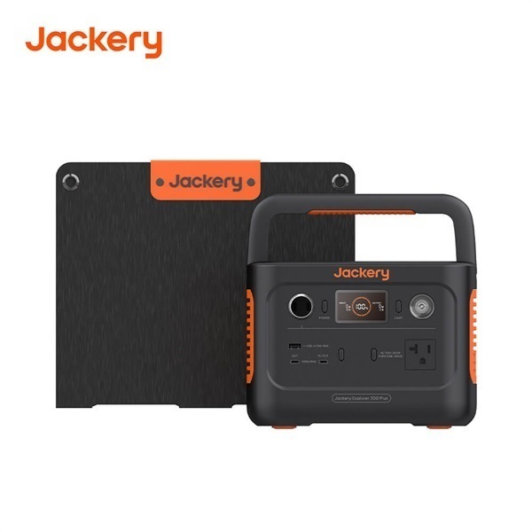 Jackery (ジャクリ)ポータブル電源 300Plus 40W Mini セット「JSG-0304B」＜リゾートトラストセレクション＞