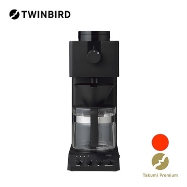 TWINBIRD(ツインバード)全自動コーヒーメーカー 6杯用　ブラック「CM-D465B」＜リゾートトラストセレクション＞