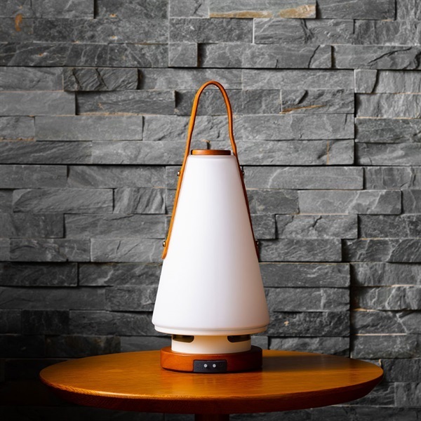 MoriMori(モリモリ)LEDランタンスピーカー ROOMS レザーハンドル「FLR