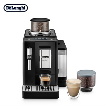 De'Longhi(デロンギ)リヴェリア 全自動コーヒーマシン オニキスブラック「EXAM44035B」＜リゾートトラストセレクション＞