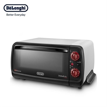 De'Longhi(デロンギ)スフォルナトゥット・イーヴォ ミニコンベクションオーブン ホワイト/ブラック「EO90155J-W」＜リゾートトラストセレクション＞