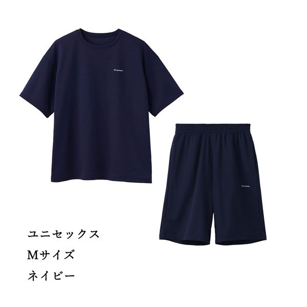 VENEX(ベネクス)コンフォートポンチショートハーフセットアップ ユニセックス＜リゾートトラストセレクション＞(Mサイズ【ネイビー】-ユニセックス)