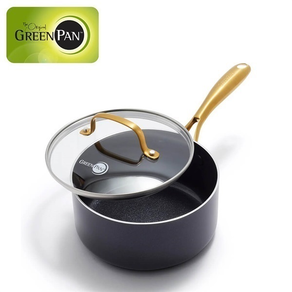 GREENPAN/グリーンパン】ストゥディオ ソースパン / 蓋付き 16cm