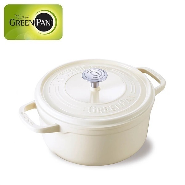 Greenpan グリーンパン フェザーウェイト ココットラウンド　22cm GreenPan(グリーンパン) フェザーウェイト ココットラウンド22cm
