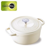 Greenpan グリーンパン フェザーウェイト ココットラウンド　22cm GreenPan(グリーンパン) フェザーウェイト ココットラウンド22cm