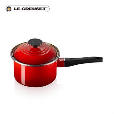 Le Creuset (ル・クルーゼ)EOS ソースパン 16cm チェリーレッド「56001160600000
」