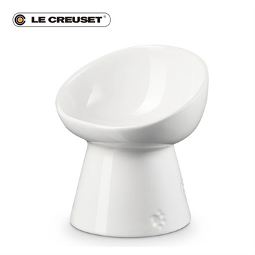 Le Creuset (ル・クルーゼ)ハイスタンド･ペットボール ディープ ホワイト「61404320100038
」