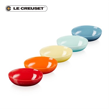 Le Creuset (ル・クルーゼ)オーバル･サービング･ボール 17cm (5個入り) レインボー「69266177849014
」