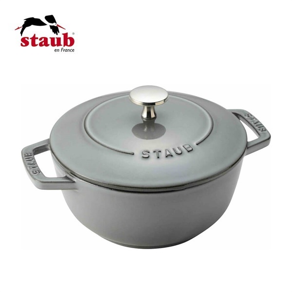 STAUB(ストウブ)Wa-NABE M 18㎝ グレー「40501-006」＜リゾート 
