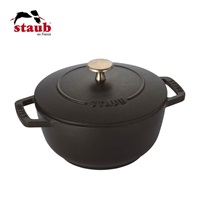 STAUB(ストウブ)Wa-NABE M 18㎝ ブラック「40501-005」＜リゾート