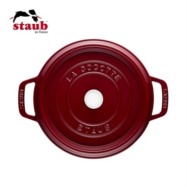 STAUB(ストウブ)ピコ･ココット ラウンド 18cm ボルドー「40502-275」＜リゾートトラストセレクション＞